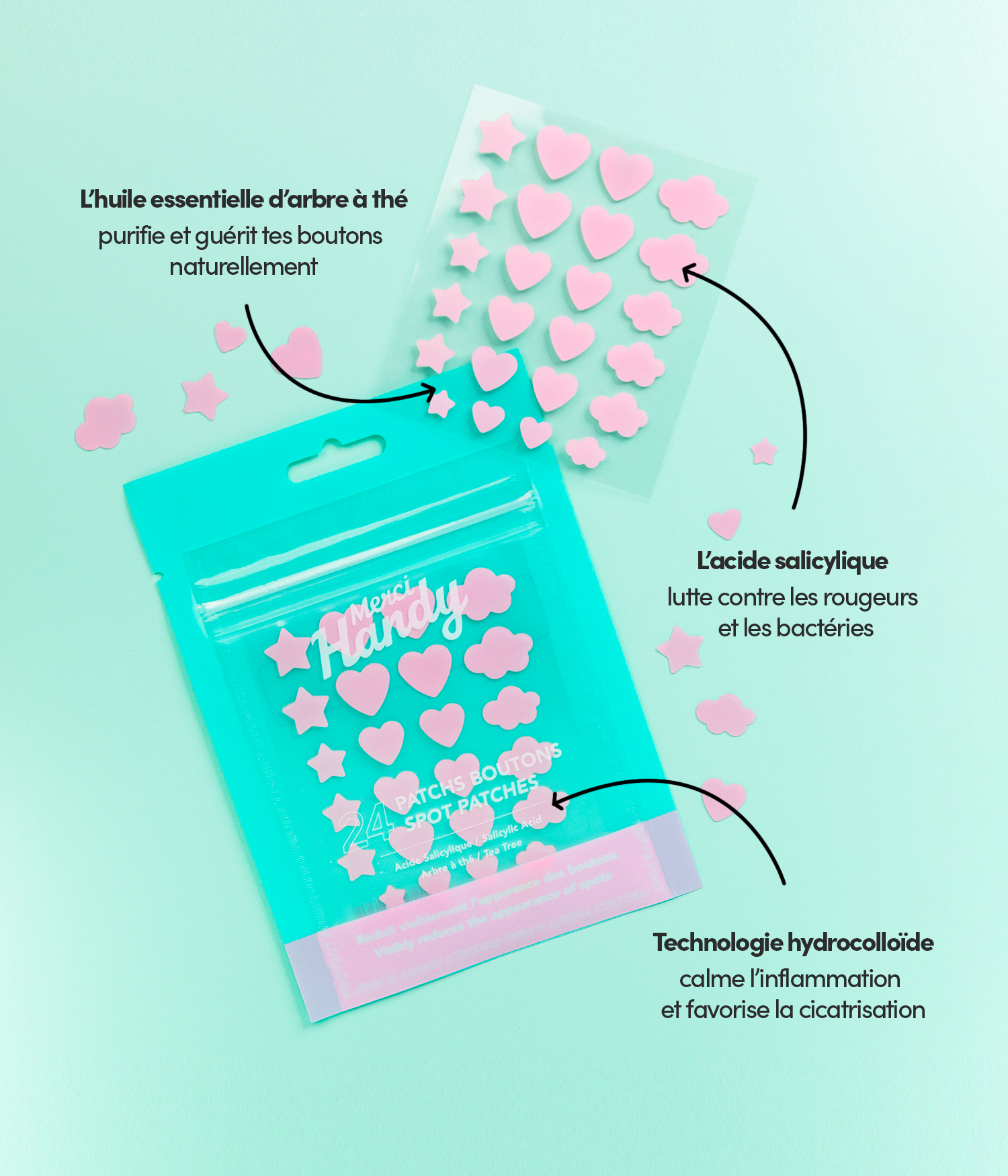 DUO Patchs Nez + Boutons