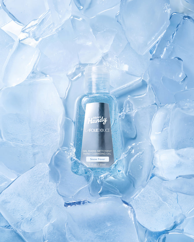 Gel Mains Nettoyant x La Folie Douce™ Merci Handy – gel mains pris dans la glace