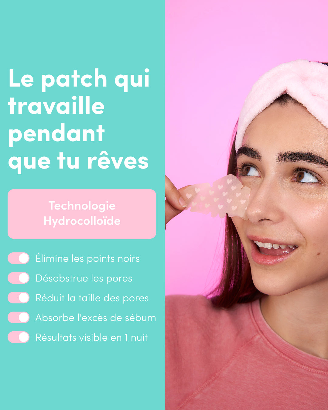 DUO Patchs Nez + Boutons