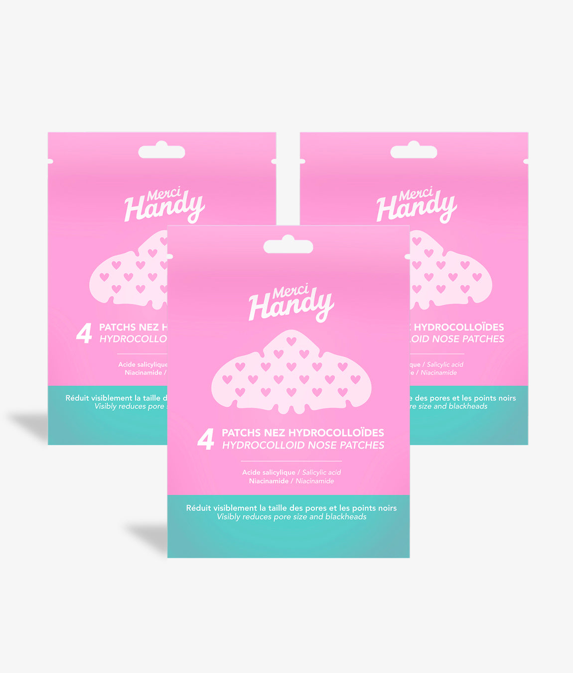 3 x 4 Patchs Nez Hydrocolloïdes